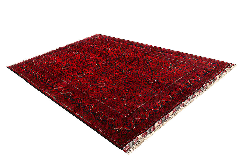 Dark Red Khal Mohammadi 6' 6 x 9' 5 - No. 67108 - ALRUG Rug Store