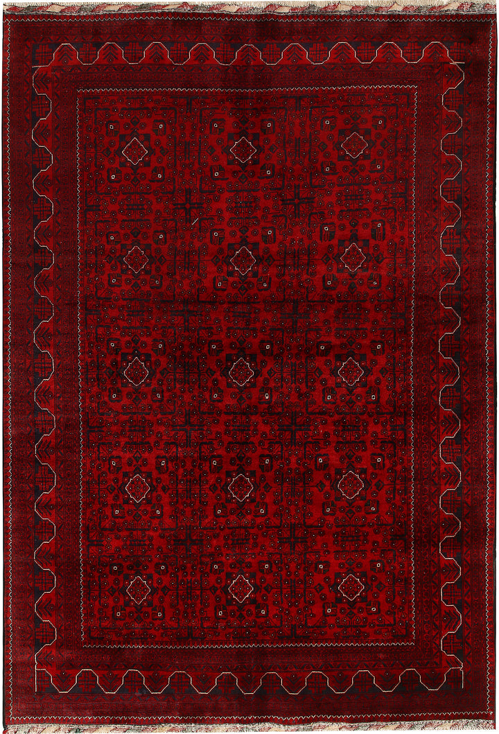 Dark Red Khal Mohammadi 6' 6 x 9' 5 - No. 67108 - ALRUG Rug Store