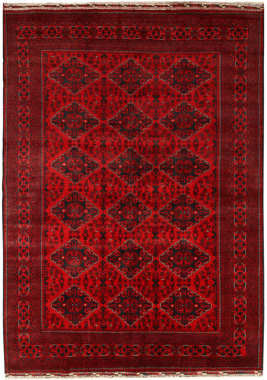 Dark Red Khal Mohammadi 6' 7 x 9' 4 - No. 67109 - ALRUG Rug Store