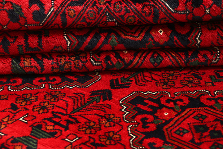 Dark Red Khal Mohammadi 6' 5 x 9' 6 - No. 67110 - ALRUG Rug Store
