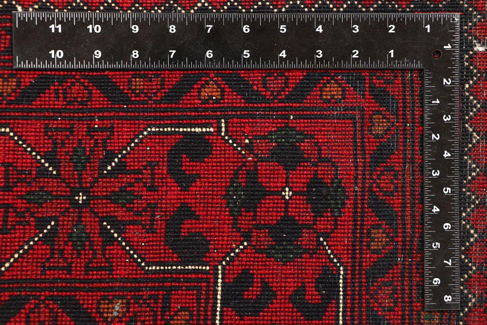 Dark Red Khal Mohammadi 6' 5 x 9' 6 - No. 67110 - ALRUG Rug Store