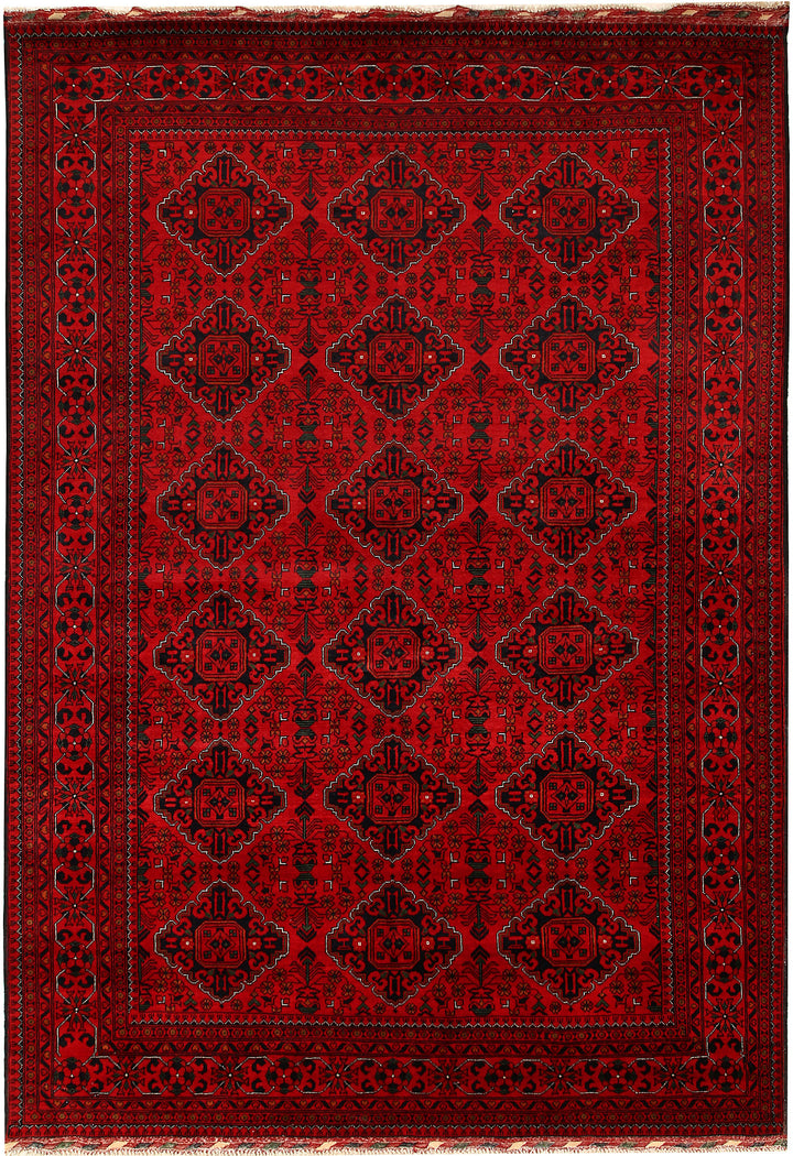 Dark Red Khal Mohammadi 6' 5 x 9' 6 - No. 67110 - ALRUG Rug Store
