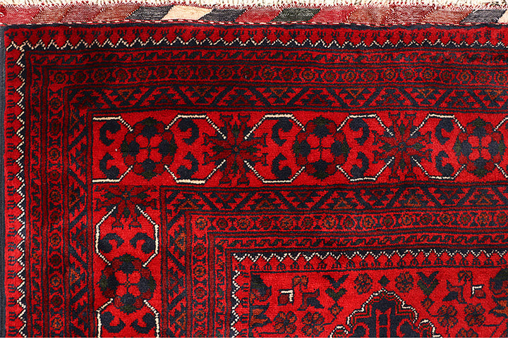 Dark Red Khal Mohammadi 6' 7 x 9' 7 - No. 67112 - ALRUG Rug Store