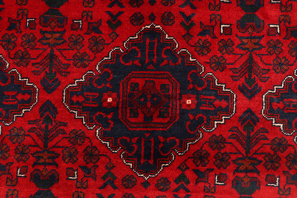 Dark Red Khal Mohammadi 6' 7 x 9' 7 - No. 67112 - ALRUG Rug Store