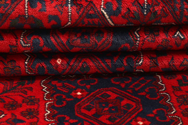 Dark Red Khal Mohammadi 6' 7 x 9' 7 - No. 67112 - ALRUG Rug Store