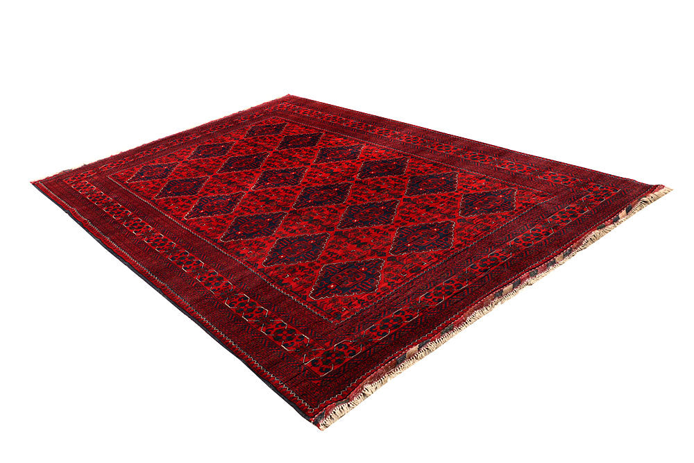 Dark Red Khal Mohammadi 6' 7 x 9' 7 - No. 67112 - ALRUG Rug Store