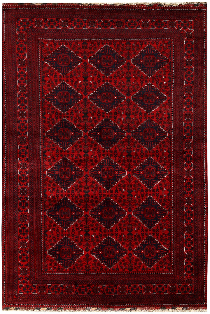Dark Red Khal Mohammadi 6' 7 x 9' 7 - No. 67112 - ALRUG Rug Store