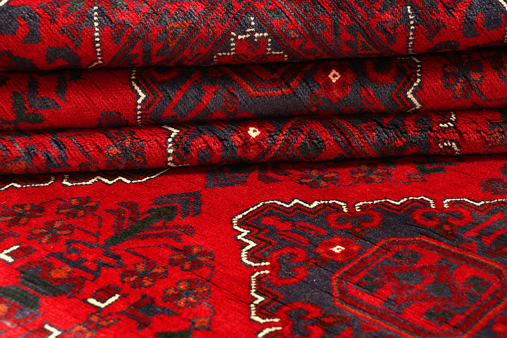 Dark Red Khal Mohammadi 6' 7 x 9' 9 - No. 67113 - ALRUG Rug Store