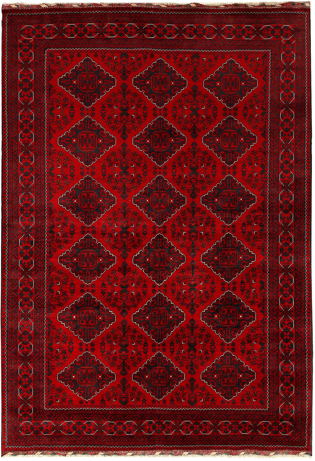Dark Red Khal Mohammadi 6' 7 x 9' 9 - No. 67113 - ALRUG Rug Store
