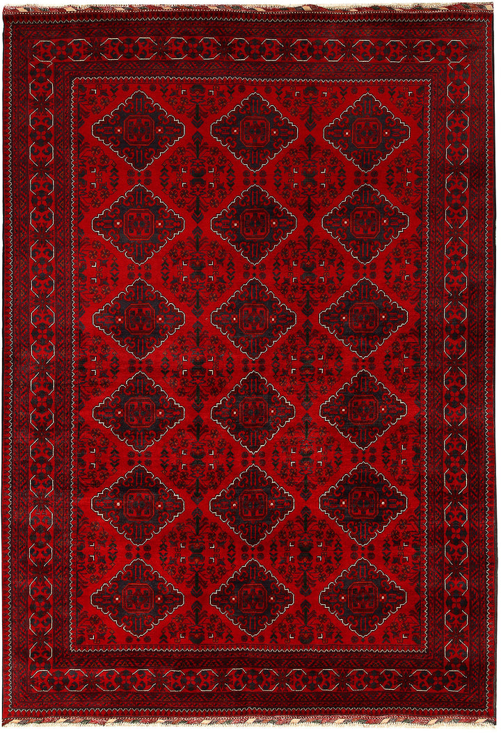 Dark Red Khal Mohammadi 6' 7 x 9' 9 - No. 67113 - ALRUG Rug Store
