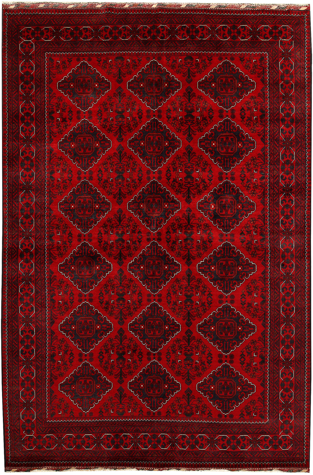 Dark Red Khal Mohammadi 6' 6 x 9' 8 - No. 67114 - ALRUG Rug Store