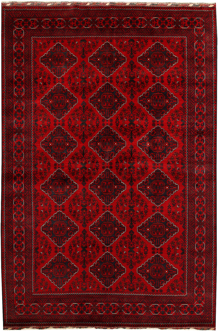 Dark Red Khal Mohammadi 6' 6 x 9' 8 - No. 67114 - ALRUG Rug Store