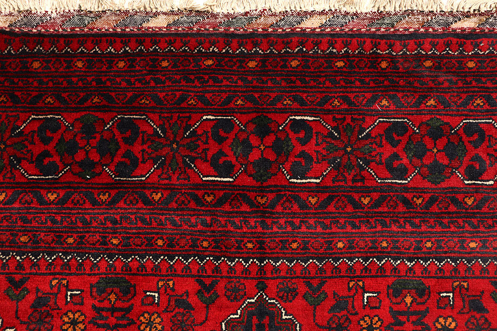 Dark Red Khal Mohammadi 6' 6 x 9' 9 - No. 67115 - ALRUG Rug Store