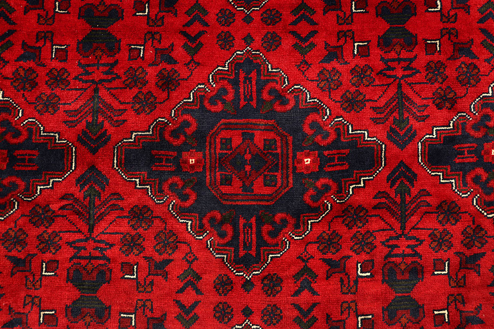 Dark Red Khal Mohammadi 6' 8 x 9' 7 - No. 67117 - ALRUG Rug Store