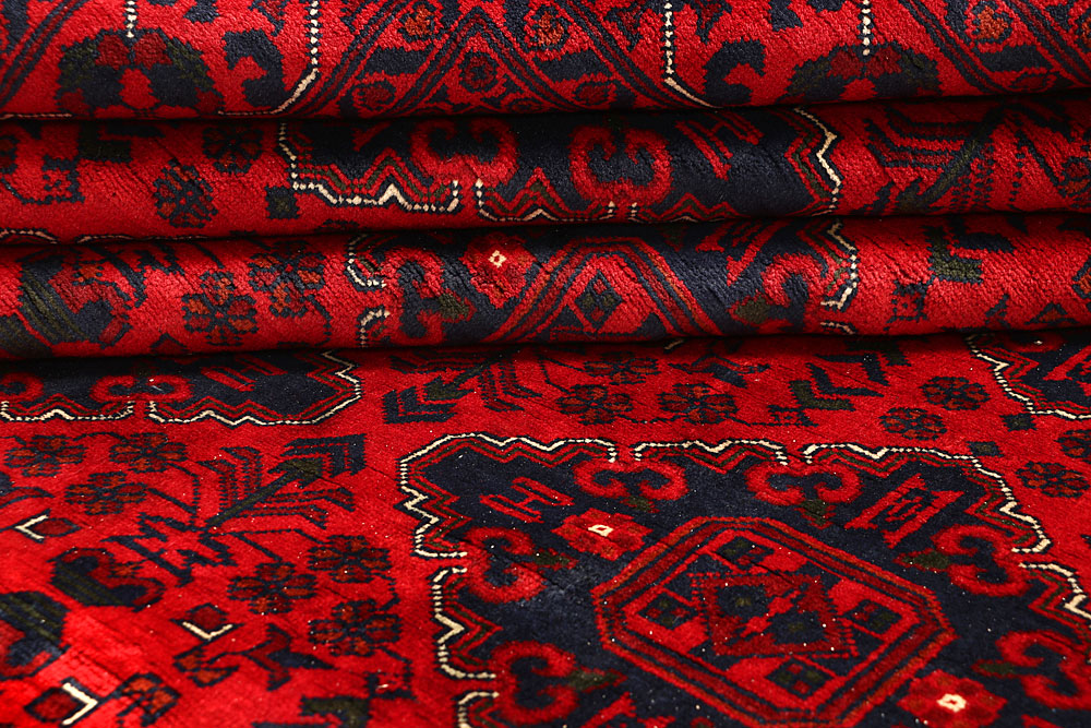 Dark Red Khal Mohammadi 6' 8 x 9' 7 - No. 67117 - ALRUG Rug Store
