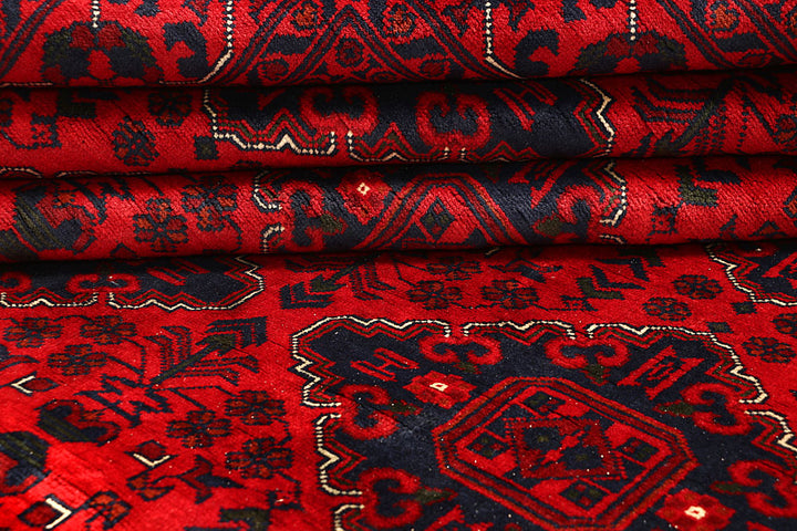 Dark Red Khal Mohammadi 6' 8 x 9' 7 - No. 67117 - ALRUG Rug Store