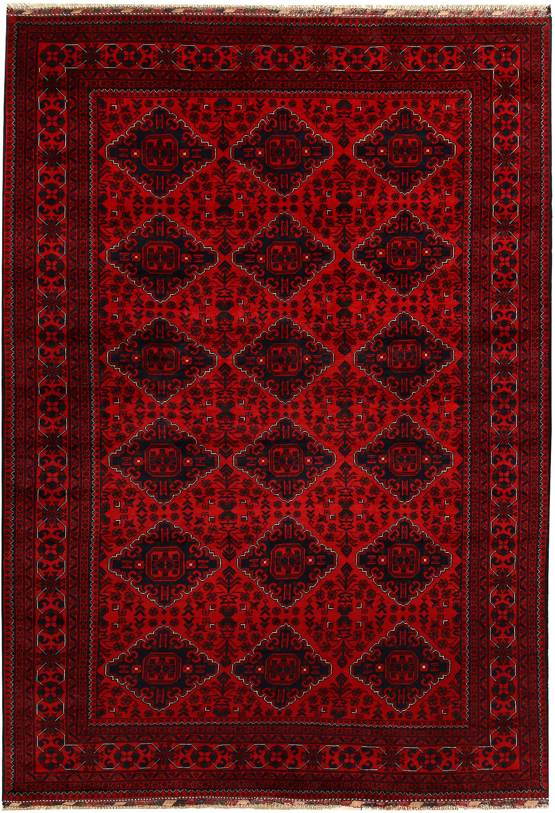 Dark Red Khal Mohammadi 6' 8 x 9' 7 - No. 67117 - ALRUG Rug Store
