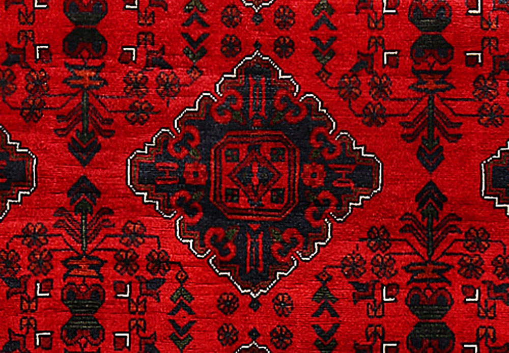 Dark Red Khal Mohammadi 6' 7 x 9' 7 - No. 67118 - ALRUG Rug Store
