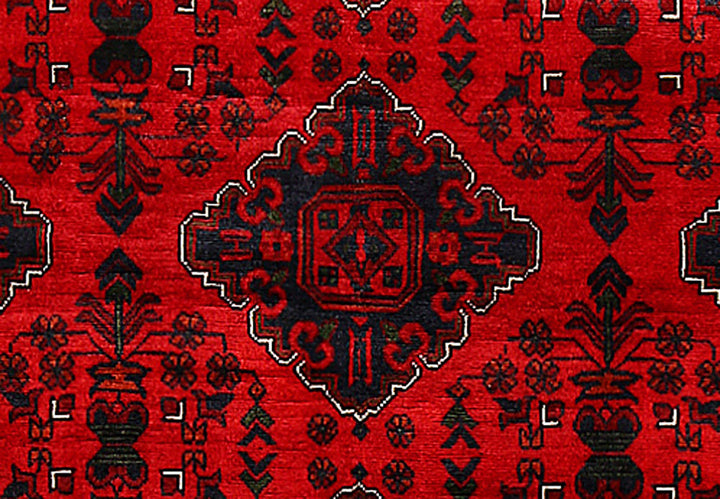 Dark Red Khal Mohammadi 6' 7 x 9' 7 - No. 67118 - ALRUG Rug Store