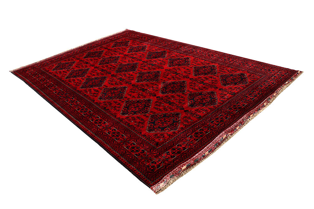 Dark Red Khal Mohammadi 6' 7 x 9' 7 - No. 67118 - ALRUG Rug Store