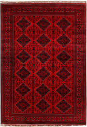 Dark Red Khal Mohammadi 6' 7 x 9' 7 - No. 67118 - ALRUG Rug Store