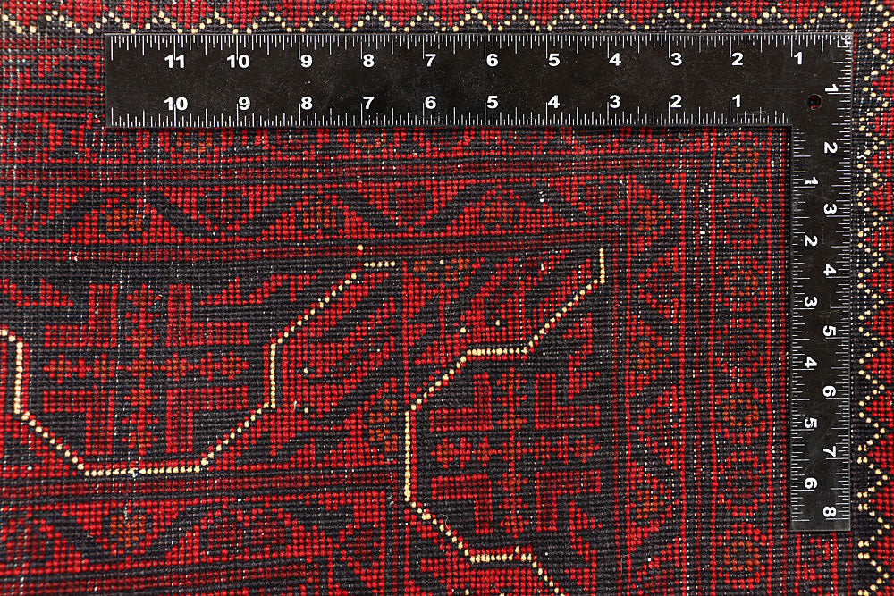 Dark Red Khal Mohammadi 6' 7 x 9' 9 - No. 67119 - ALRUG Rug Store