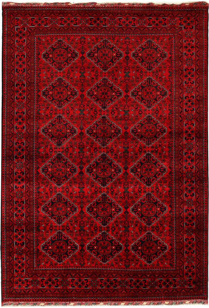 Dark Red Khal Mohammadi 6'  5" x 9'  3" - No. QA12359