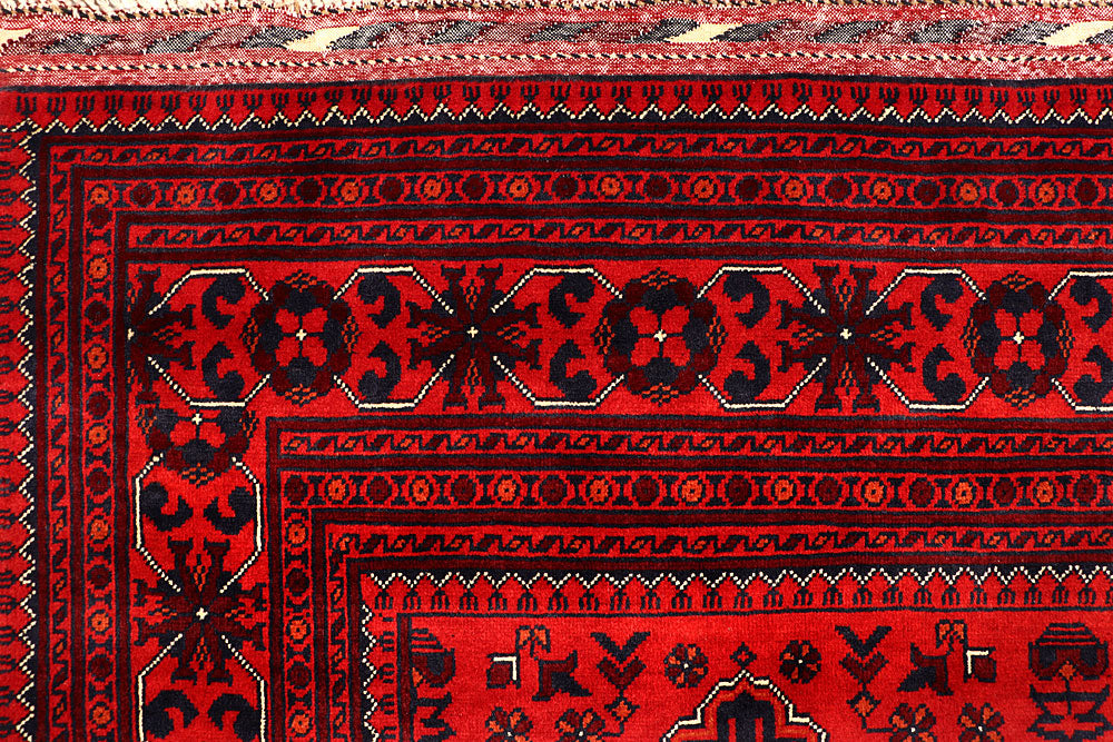 Dark Red Khal Mohammadi 6' 6 x 9' 5 - No. 67121 - ALRUG Rug Store