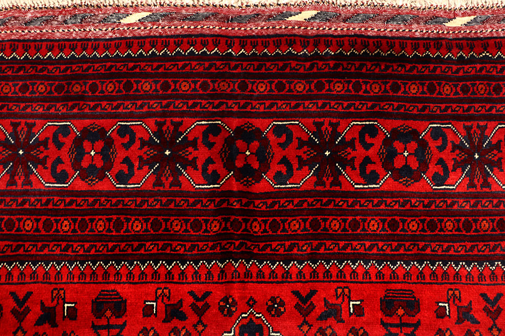 Dark Red Khal Mohammadi 6' 6 x 9' 5 - No. 67121 - ALRUG Rug Store