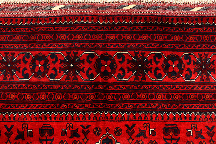 Dark Red Khal Mohammadi 6' 6 x 9' 5 - No. 67121 - ALRUG Rug Store