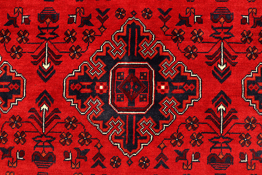 Dark Red Khal Mohammadi 6' 6 x 9' 5 - No. 67121 - ALRUG Rug Store