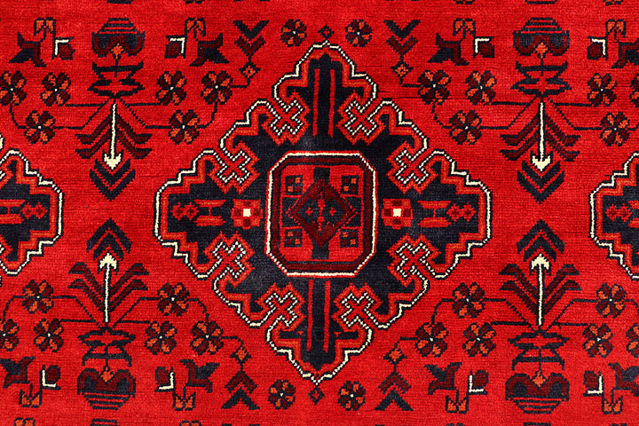 Dark Red Khal Mohammadi 6' 6 x 9' 5 - No. 67121 - ALRUG Rug Store