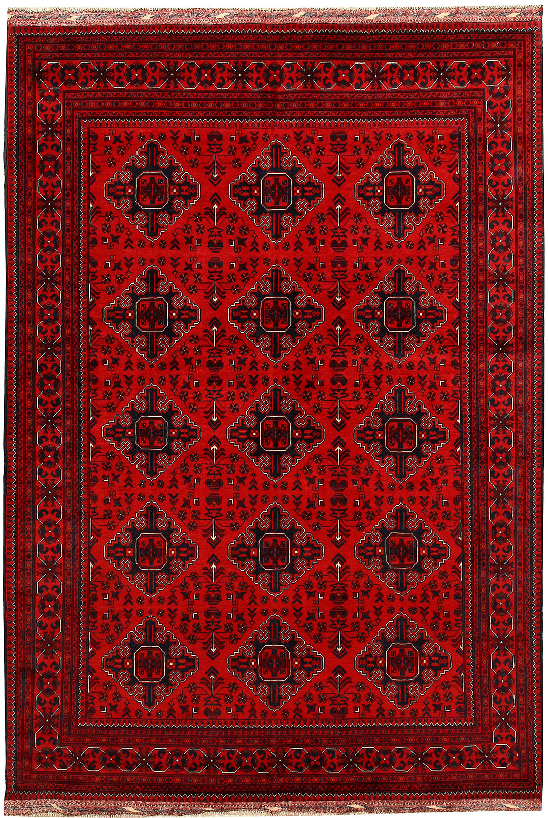 Dark Red Khal Mohammadi 6' 6 x 9' 5 - No. 67121 - ALRUG Rug Store