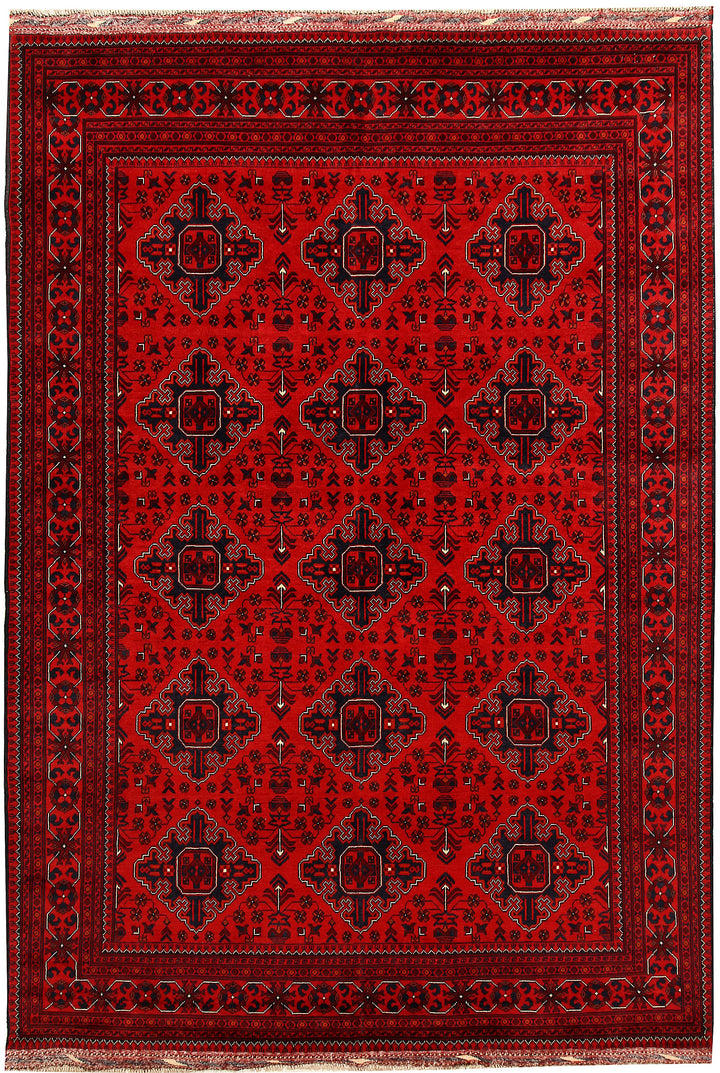 Dark Red Khal Mohammadi 6' 6 x 9' 5 - No. 67121 - ALRUG Rug Store