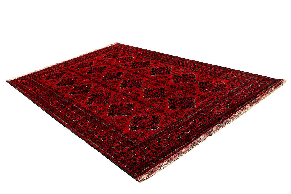 Dark Red Khal Mohammadi 6' 7 x 9' 8 - No. 67122 - ALRUG Rug Store