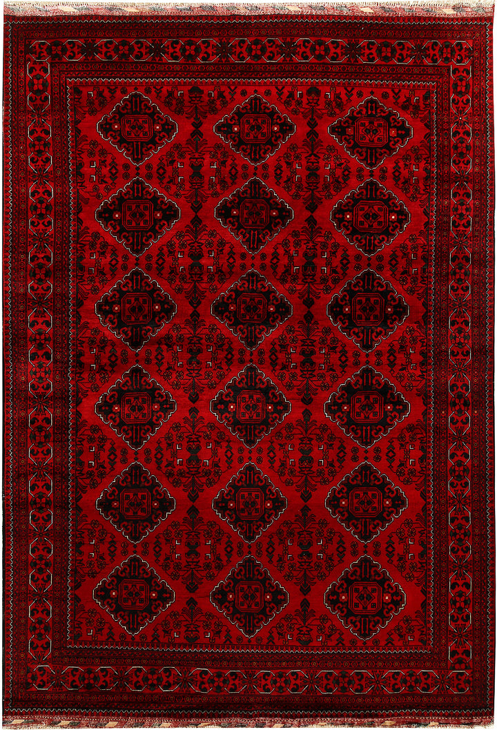 Dark Red Khal Mohammadi 6'  7" x 9'  8" - No. QA27768