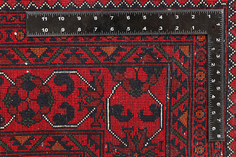 Dark Red Khal Mohammadi 6' 9 x 9' 5 - No. 67123 - ALRUG Rug Store
