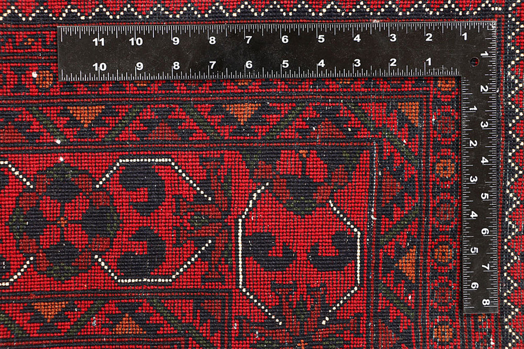 Dark Red Khal Mohammadi 6'  9" x 9'  5" - No. QA48363