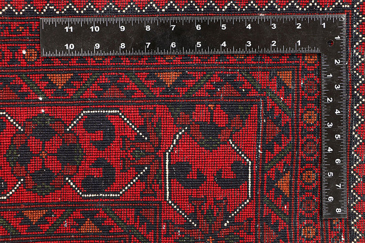 Dark Red Khal Mohammadi 6'  9" x 9'  5" - No. QA48363