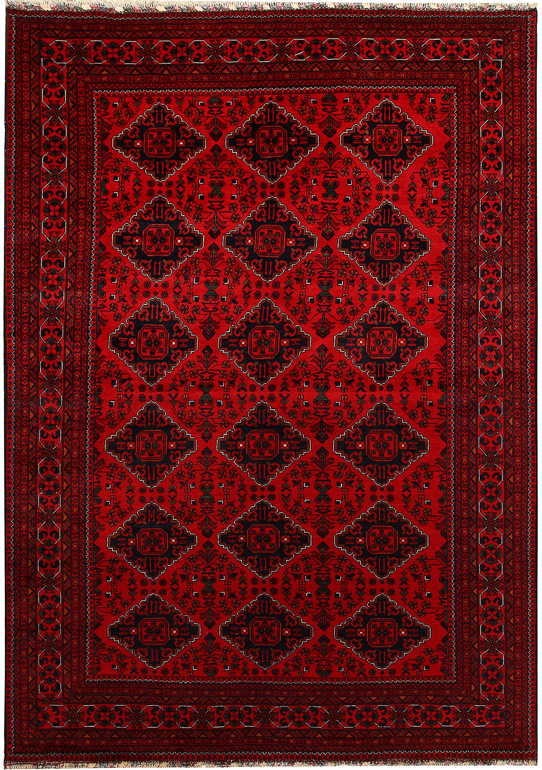 Dark Red Khal Mohammadi 6' 9 x 9' 5 - No. 67123 - ALRUG Rug Store