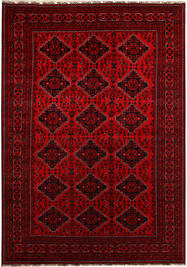 Dark Red Khal Mohammadi 6'  9" x 9'  5" - No. QA48363