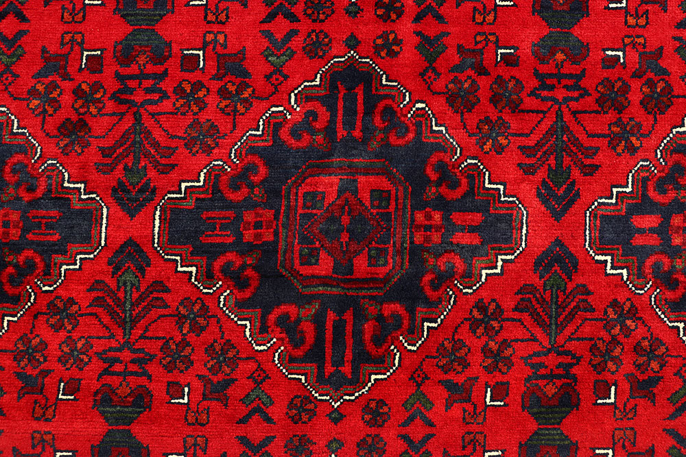 Dark Red Khal Mohammadi 6' 5 x 9' 2 - No. 67124 - ALRUG Rug Store