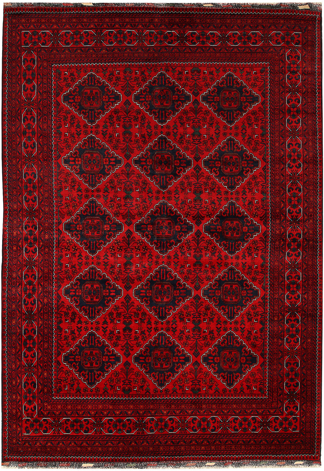 Dark Red Khal Mohammadi 6' 5 x 9' 2 - No. 67124 - ALRUG Rug Store