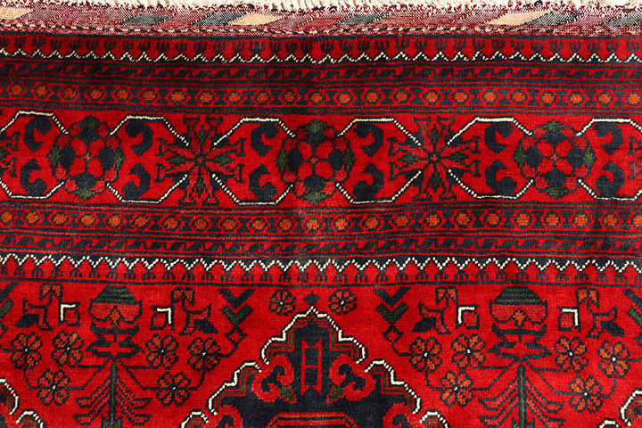 Dark Red Khal Mohammadi 6'  6" x 9'  9" - No. QA47445