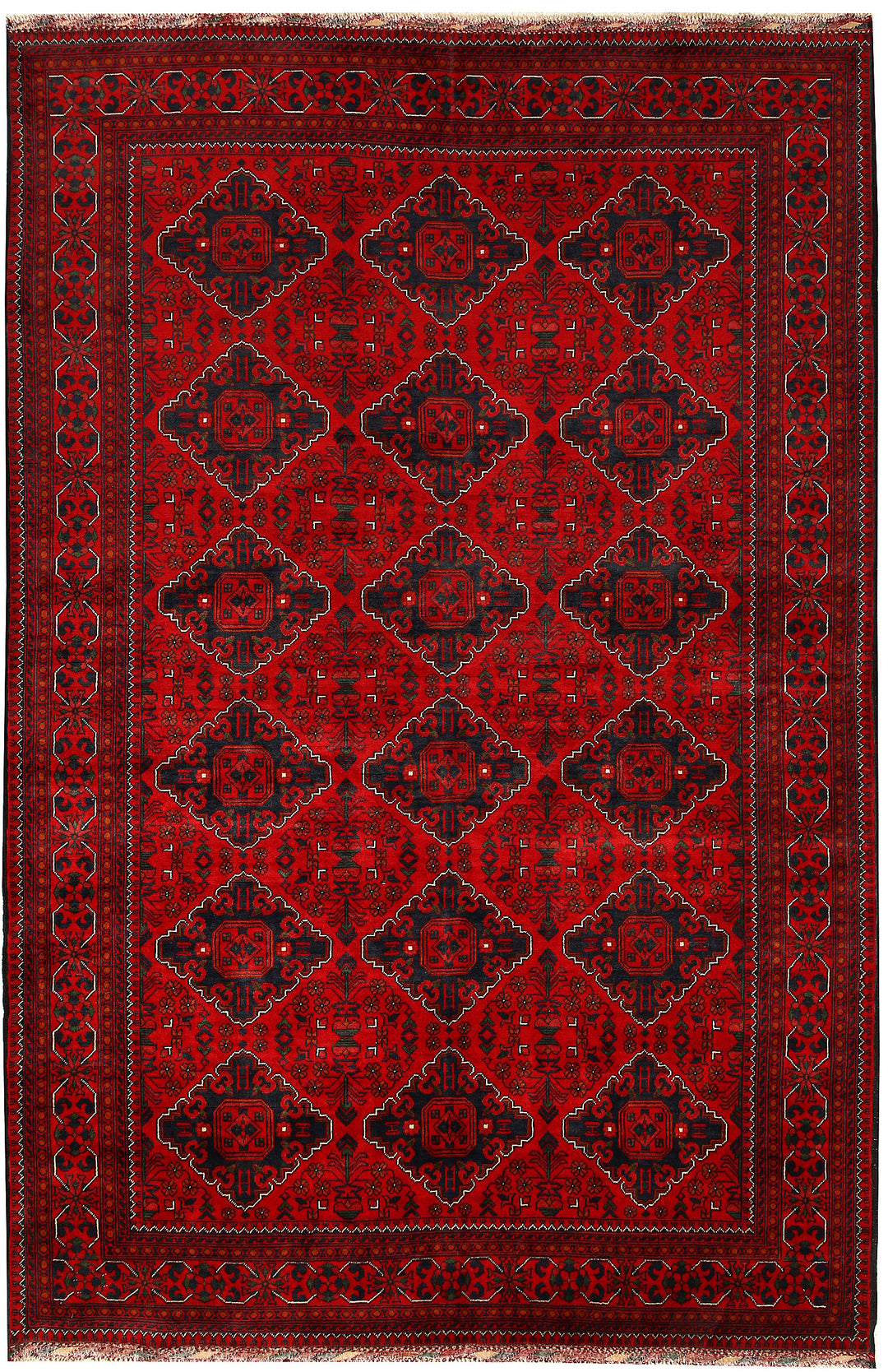 Dark Red Khal Mohammadi 6' 6 x 9' 9 - No. 67125 - ALRUG Rug Store