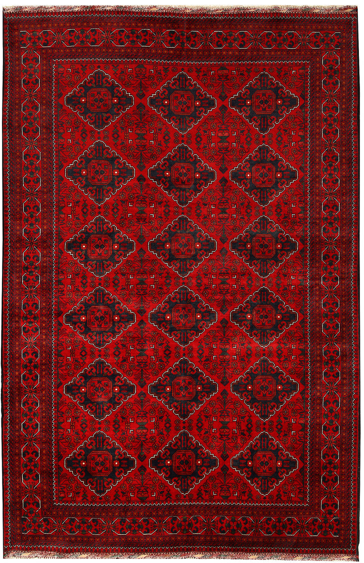 Dark Red Khal Mohammadi 6'  6" x 9'  9" - No. QA47445