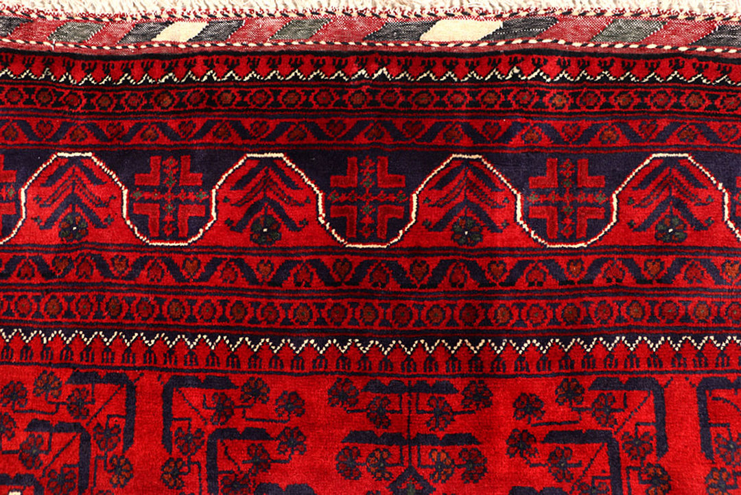 Dark Red Khal Mohammadi 6'  2" x 9'  11" - No. QA13206