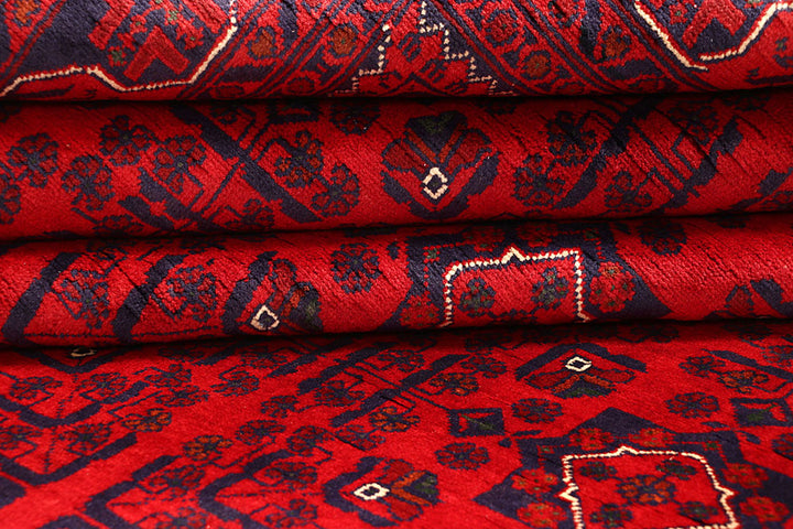 Dark Red Khal Mohammadi 6'  2" x 9'  11" - No. QA13206