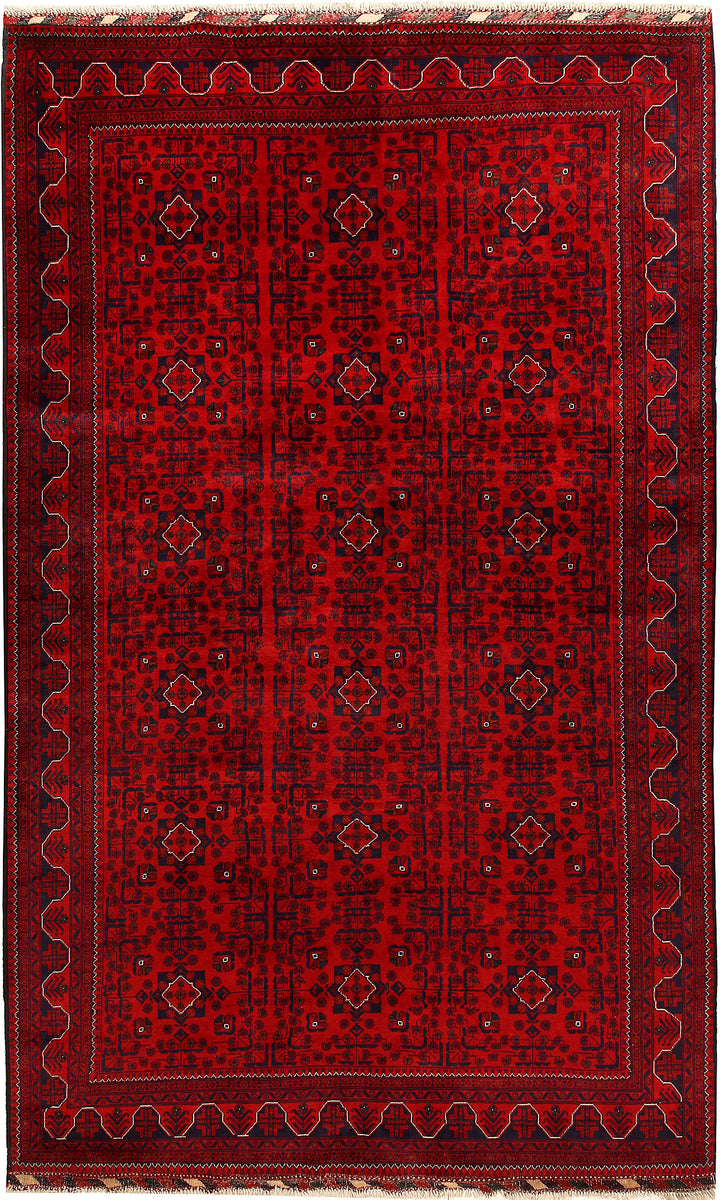 Dark Red Khal Mohammadi 6'  2" x 9'  11" - No. QA13206