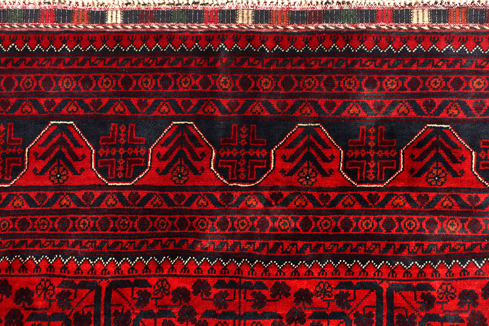 Dark Red Khal Mohammadi 6' 7 x 9' 10 - No. 67129 - ALRUG Rug Store